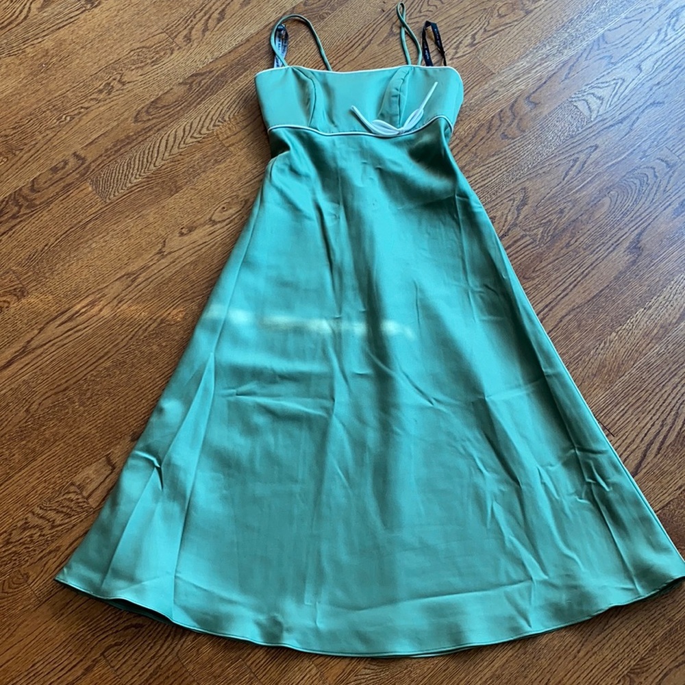 Elegant green long dress
